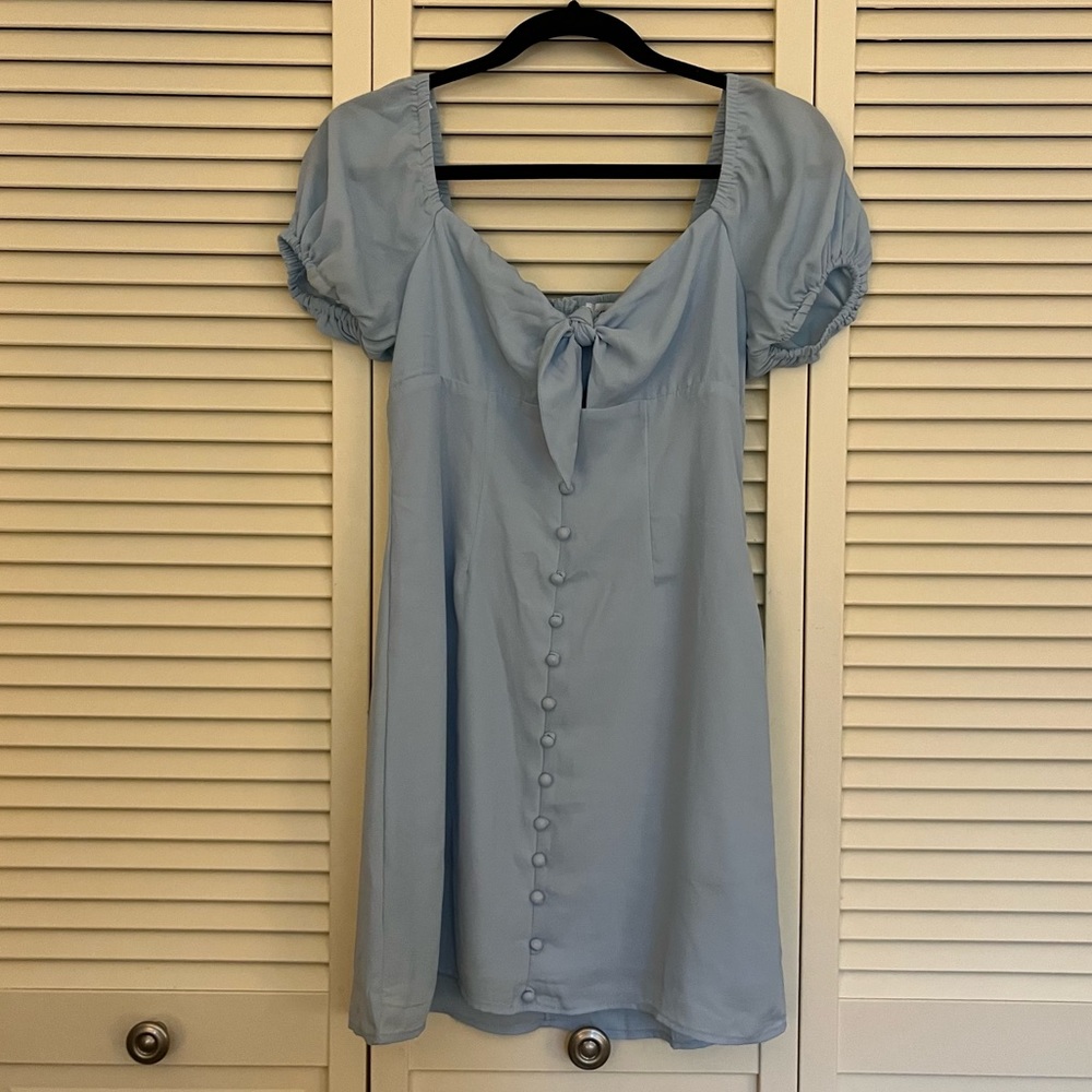 Princess Polly blue dress.